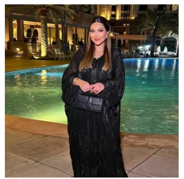 Muslim Abaya Fashion Dress Black Robe Shiny Figured Cloth Robe Two-piece Set