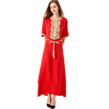 Muslim Women Middle East Arab Robe Long Skirt Dress
