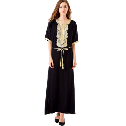 Muslim Women Middle East Arab Robe Long Skirt Dress